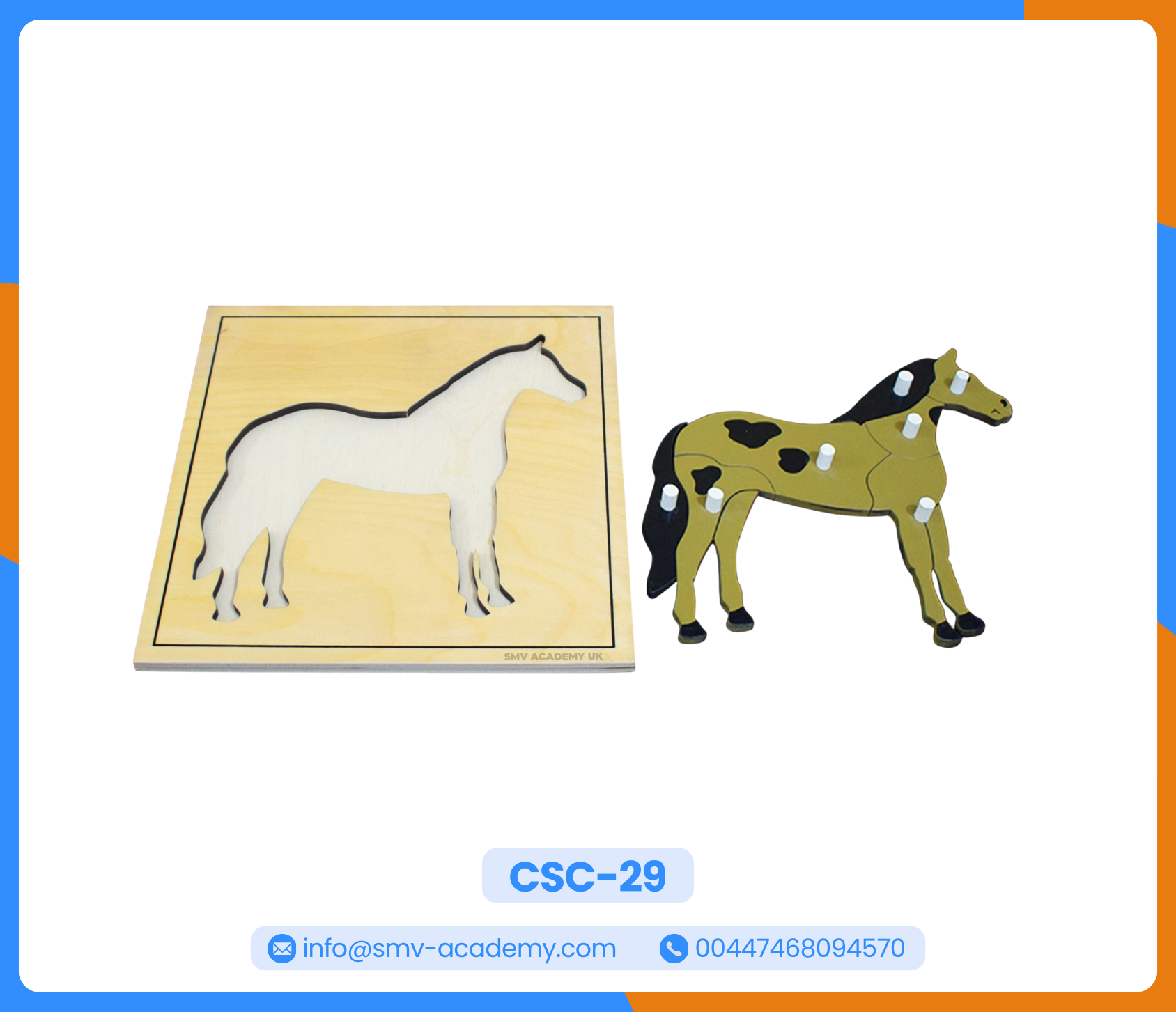 بازل أجزاء الحصان